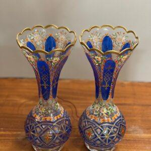 گلدان سه پوست طرح قاجاری