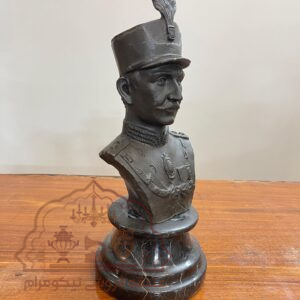 مجسمه تندیس برنزی رضا شاه پهلوی