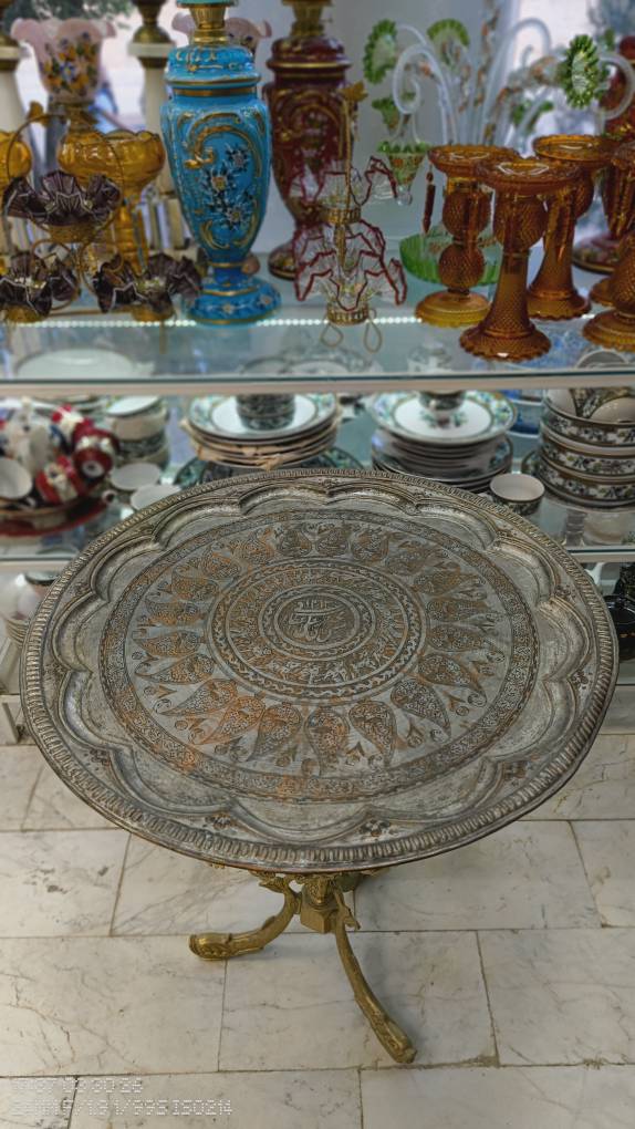سینی مسی کم یاب و کلکسیونی معروف به ۱۲ قل