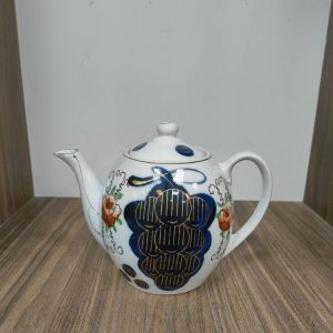 قوری قدیمی ژاپنی مدل گل انگوری